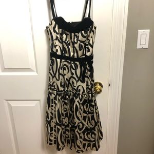 Nanette Lenore black and white dress